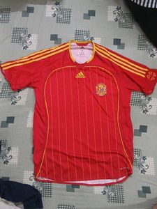 retro Spain 2006 National Football Team Jersey