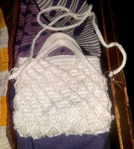 Handcrafted Crochet Handbag