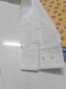 Classic White Button-Up Shirt