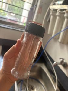 Glass Spice Jar with Black Lid