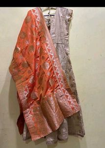 Elegant Anarkali Suit with Dupatta