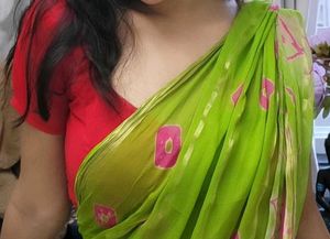 Jaipuri bandhej saree