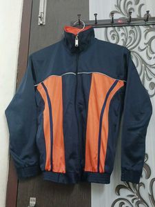 Navy Blue Orange Track Suit jacket