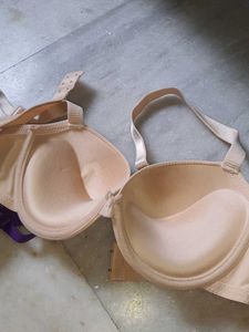 Two  Bras - Nude &amp; Purple