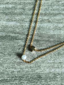 Layered Pearl Necklace &amp; Earring Set and hand brac