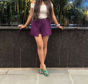 Stylish Purple Skirt