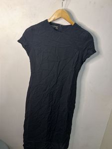 Black Short Sleeve Dress
