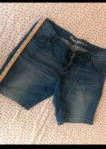 Pepe Jeans Blue Denim Shorts