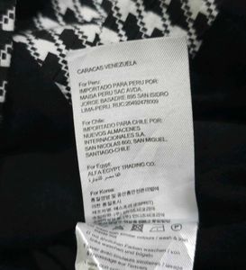 Esprit Black and White Mini Skirt