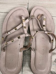 Studded Flat Sandals