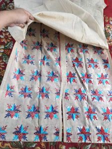 Embroidered Katha Stich Pure cotton Kurta❤️💙