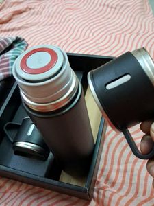 Portable Thermos and Mug Set