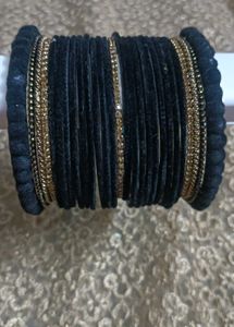 Black & Gold Bangles Set