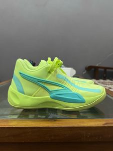 Puma Lime Green Basketball Shoes