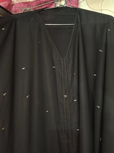 Black Abaya with Embellishments