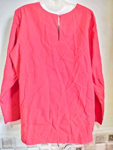 Red Long Sleeve Top