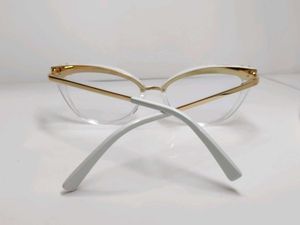 Clear Cat-Eye Glasses