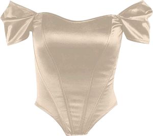 Elegant Off-Shoulder Corset Top best for brithday