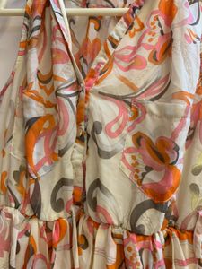 Floral Sleeveless Mini Dress