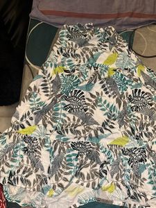 Boho Tropical Print Maxi Dress