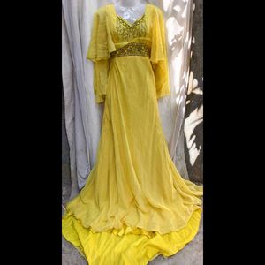 I. Yellow party gown