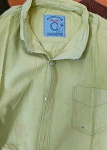 Light Yellow Long Sleeve Shirt