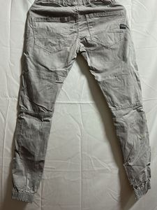 Light Grey Utility Jogger Pants