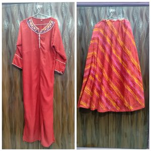 Red Lehanga Choli