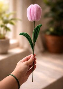 Vibrant Pipe Cleaner Flower. bouquet prise 399/-