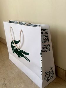 Lacoste luxury gifting paper bag 14’*18’inch