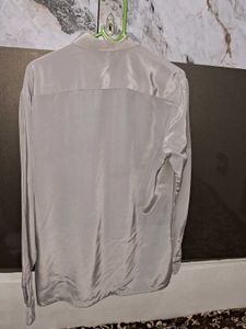 Classic Grey Button-Up Shirt