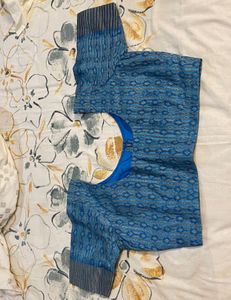 Blue Ikat Silk Saree | Price ⬇️ by 109‼️
