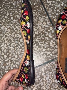Embroidered Punjabi Juttis - Flats