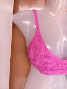 Crochet Knit Bikini Top