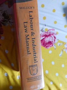 Labour Law book by justice MR Malick