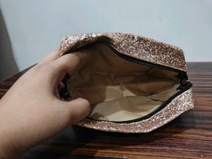 Sparkly Nykaa Glitter Pouch