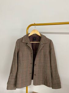SADE Chic Plaid Blazer Jacket