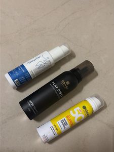 3 Sunscreen spraysSPF 50
