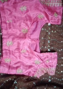 32 Pink Embroidered Blouse