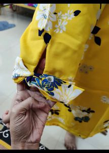 Harpa Yellow Floral Shift Dress 🌼