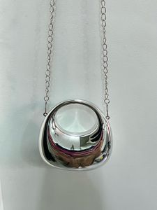Unique Silver Chain Clutch