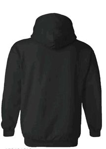 Anime Print Black Hoodie