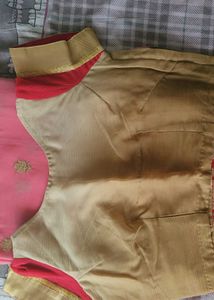 Elegant gajri Pink Saree
