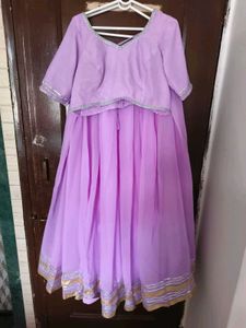 💜Lavendar Lehenga set,Embroidered