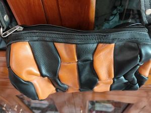 Unique Patchwork Leather Crossbody Bag