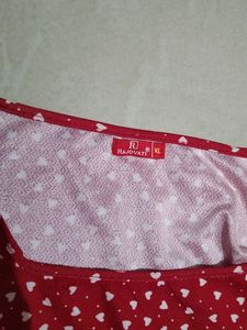 Red Top with hearts