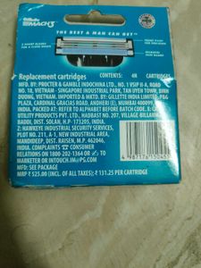 Gillette Mach3 Razor Blades - 4 Count