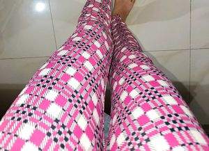 Dark pink (Rose) printed Jeggins