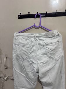 White High-Waisted Women Jeans