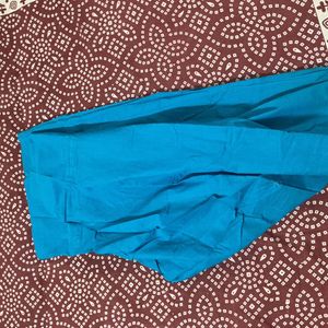 Purple Kurta Set with Blue Pants